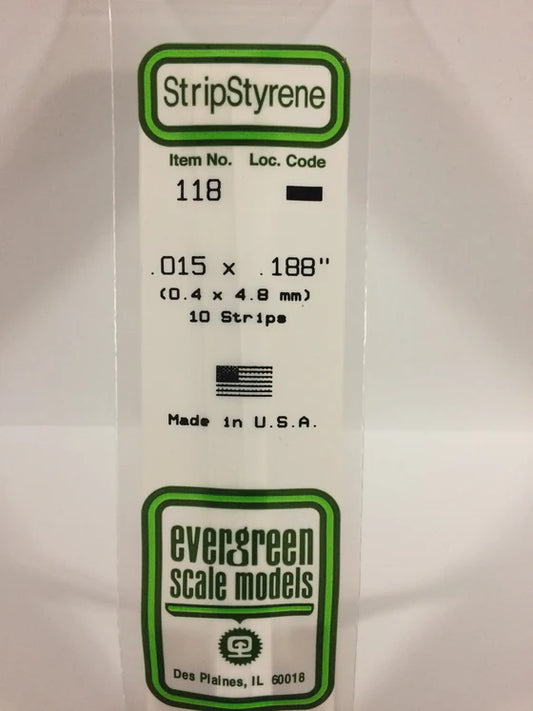 269-118 Evergreen Strip -- .015 x .188