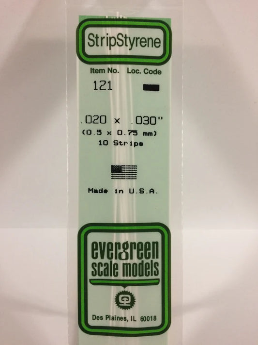 269-121 Evergreen Strip -- .020 x .030