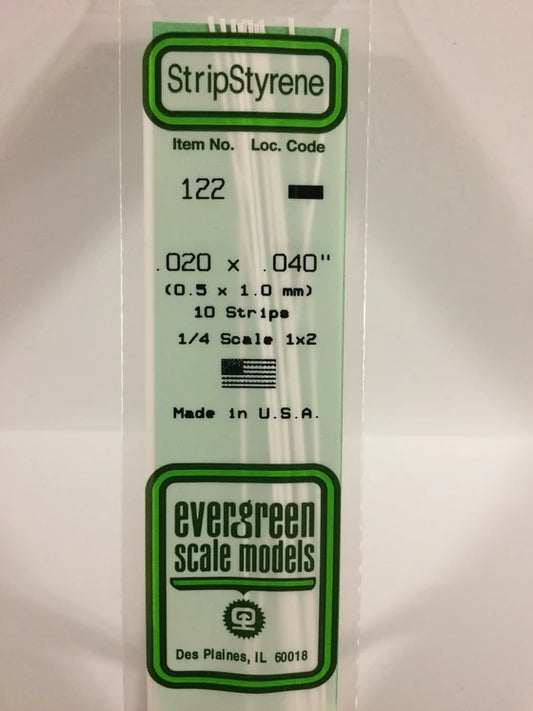 269-122 Evergreen Strip -- .020 x .040