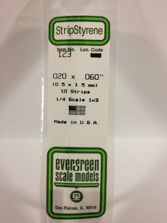 269-123 Evergreen Strip -- .020 x .060