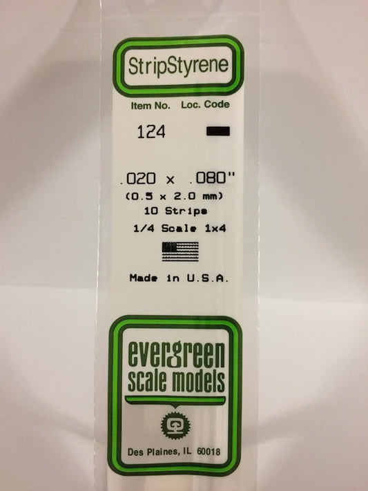 269-124 Evergreen Strip -- .020 x .080