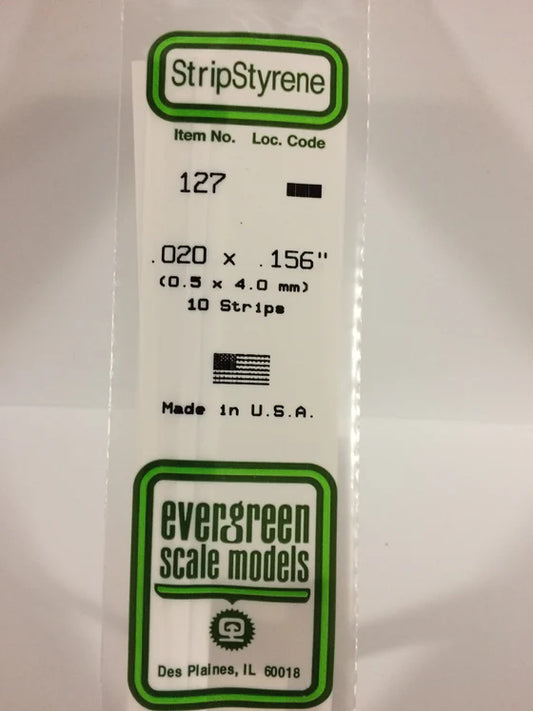 269-127 Evergreen Strip -- .020 x .156