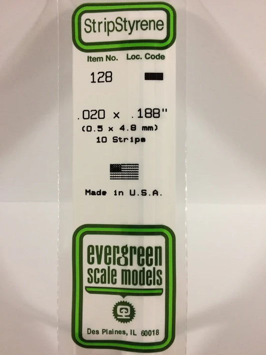 269-128 Evergreen Strip -- .020 x .188