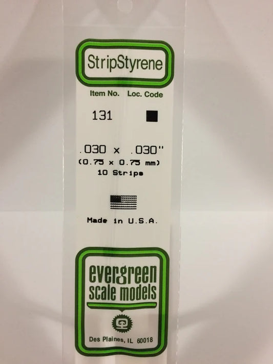 269-131 Evergreen Strip -- .030 x .030
