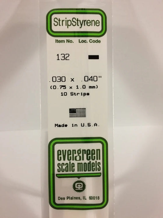 269-132 Evergreen Strip -- .030 x .040