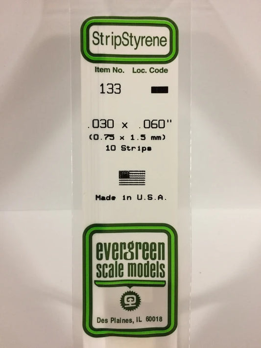 269-133 Evergreen Strip -- .030 x .060