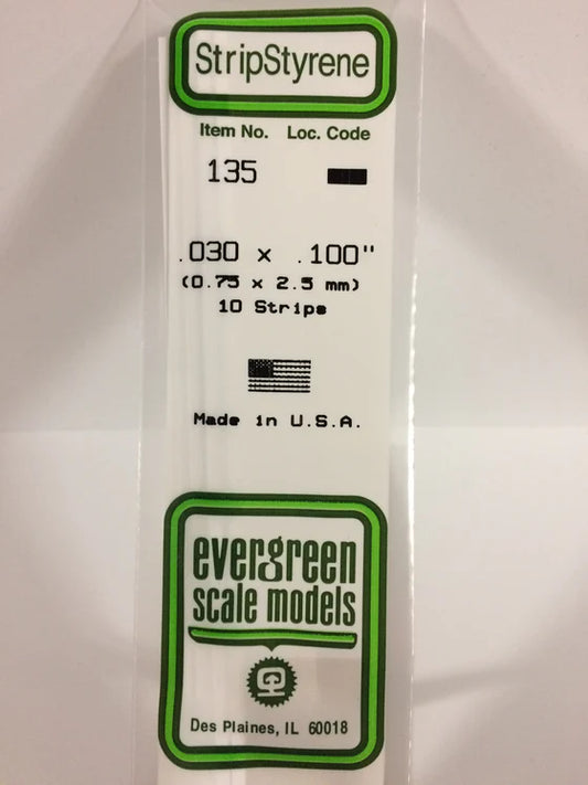 269-135 Evergreen Strip -- .030 x .100