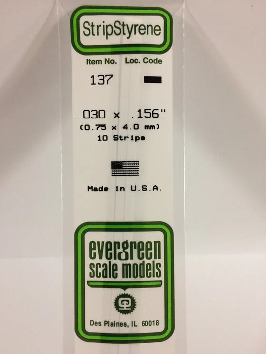 269-137 Evergreen Strip -- .030 x .156