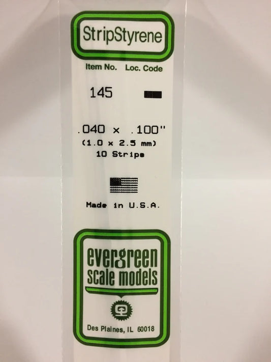 269-145 Evergreen Strip -- .040 x .100