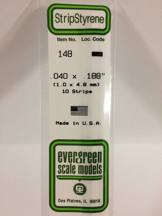 269-148 Evergreen Strip -- .040 x .188
