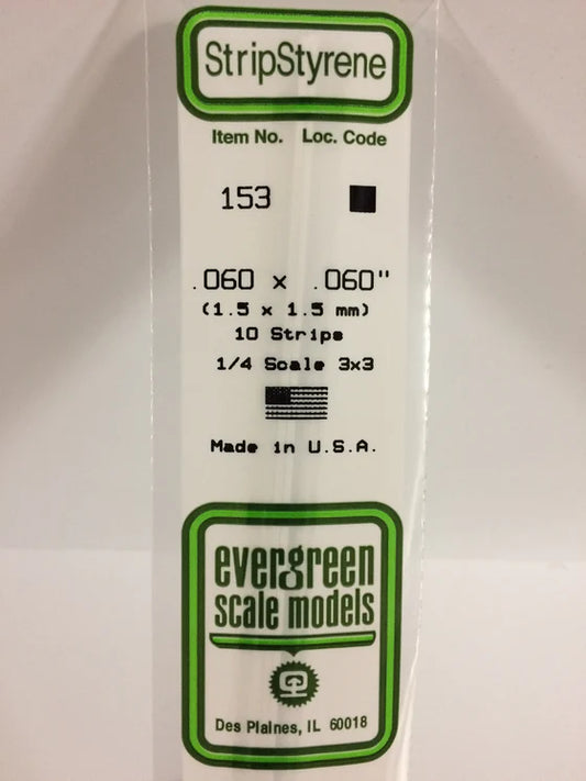 269-153 Evergreen Strip -- .060 x .060