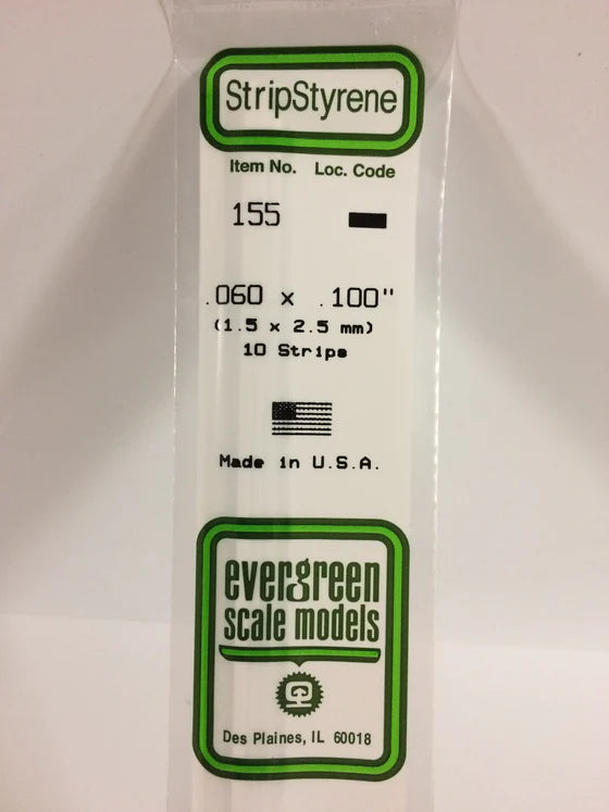 269-155 Evergreen Strip -- .060 x .100
