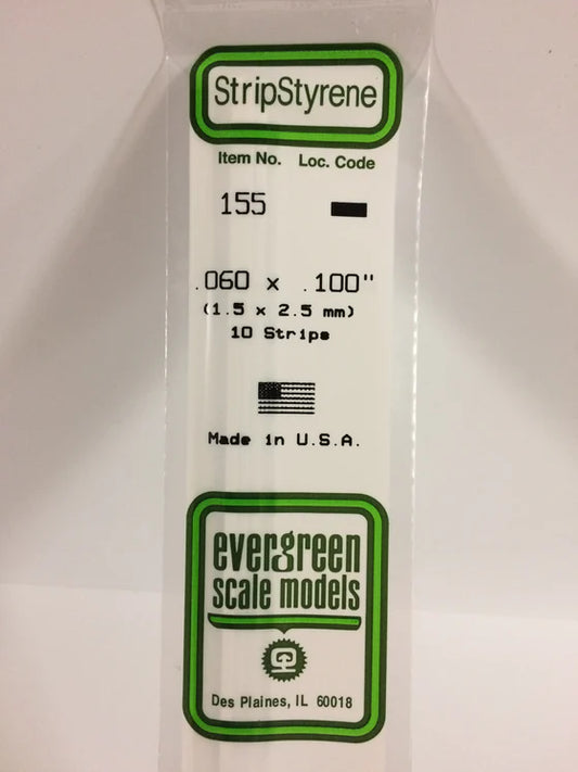 269-155 Evergreen Strip -- .060 x .100