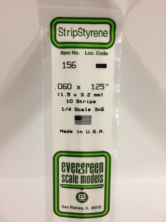 269-156 Evergreen Strip -- .060 x .125