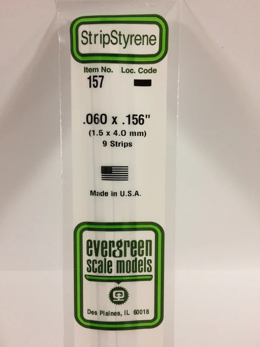 269-157 Evergreen Strip -- .060 x .156