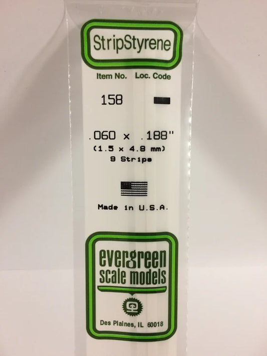269-158 Evergreen Strip -- .060 x .188