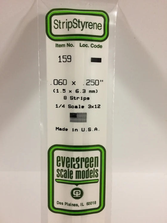 269-159 Evergreen Strip -- .060 x .250