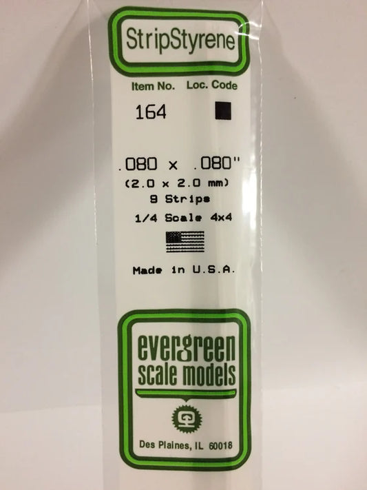 269-164 Evergreen Strip -- .080 x .080