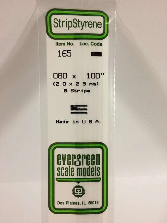 269-165 Evergreen Strip -- .080 x .100