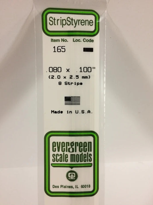 269-165 Evergreen Strip -- .080 x .100