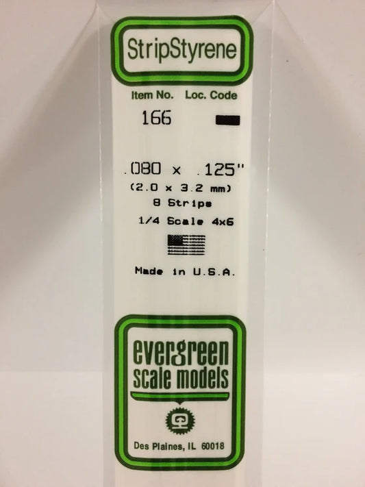 269-166 Evergreen Strip -- .080 x .125
