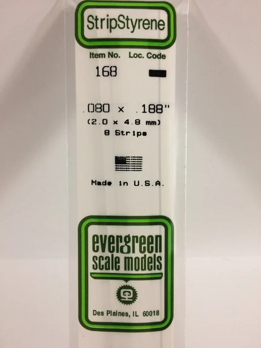 269-168 Evergreen Strip -- .080 x .188