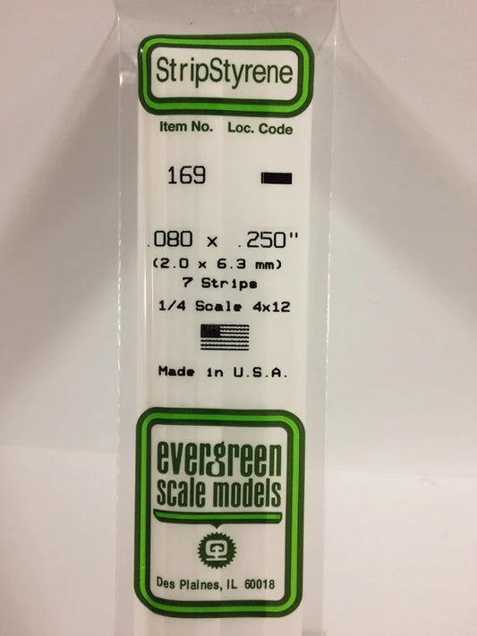 269-169 Evergreen Strip -- .080 x .250