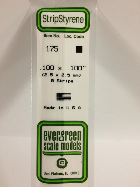 269-175 Evergreen Strip -- .100 x .100