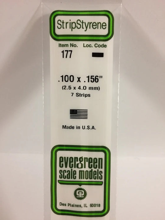 269-177 Evergreen Strip -- .100 x .156