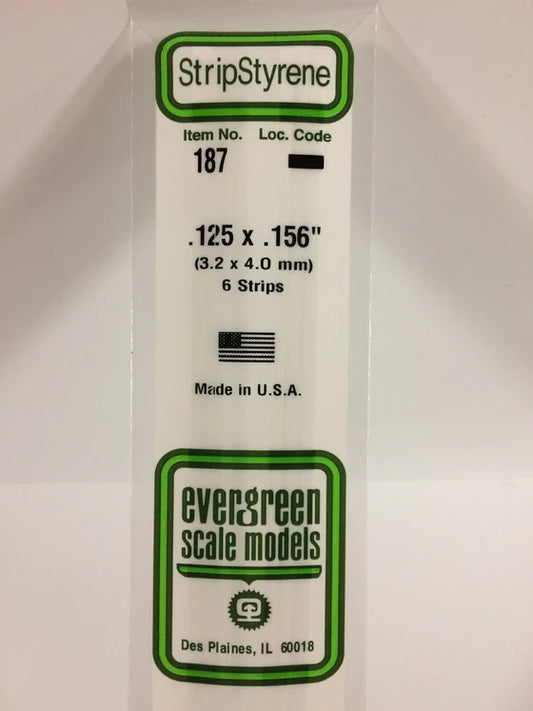 269-187 Evergreen Strip -- .125 x .156