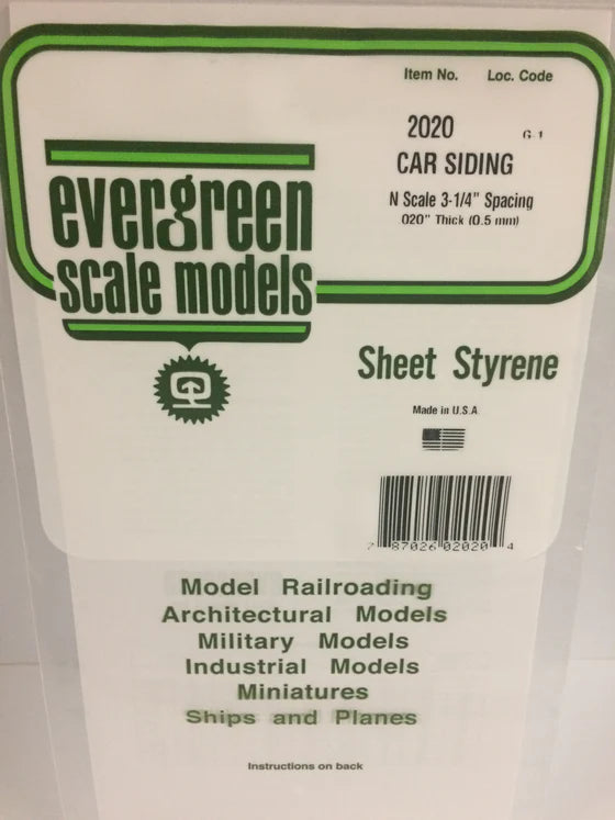 269-2020 Evergreen Car Siding