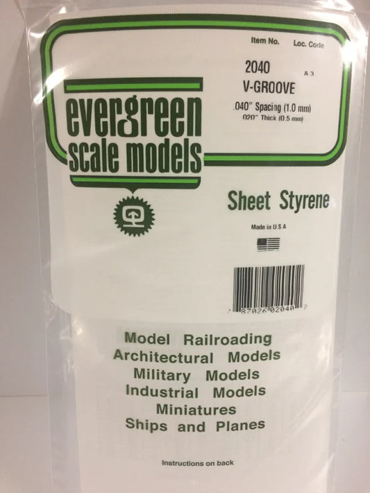 269-2040 Evergreen Siding -- V-groove