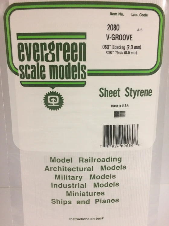 269-2080 Evergreen Siding -- V-groove