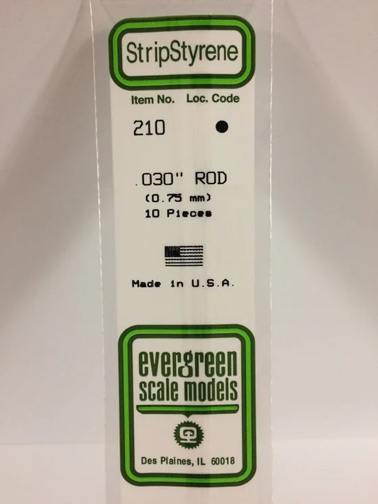 269-210 Evergreen Rod -- .030 Dia