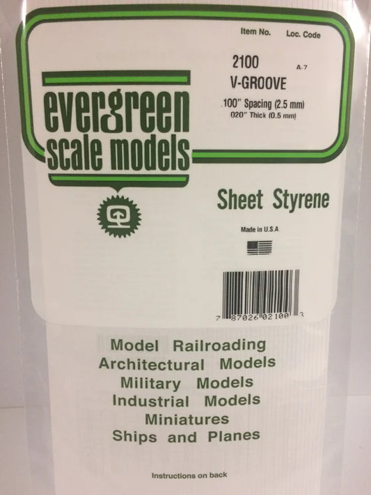 269-2100 Evergreen Siding -- V-groove