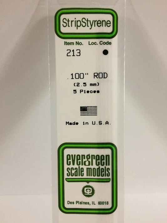269-213 Evergreen Rod -- .100 Dia
