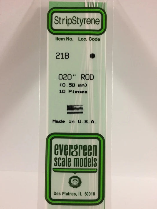 269-218 Evergreen Rod -- .020 Dia