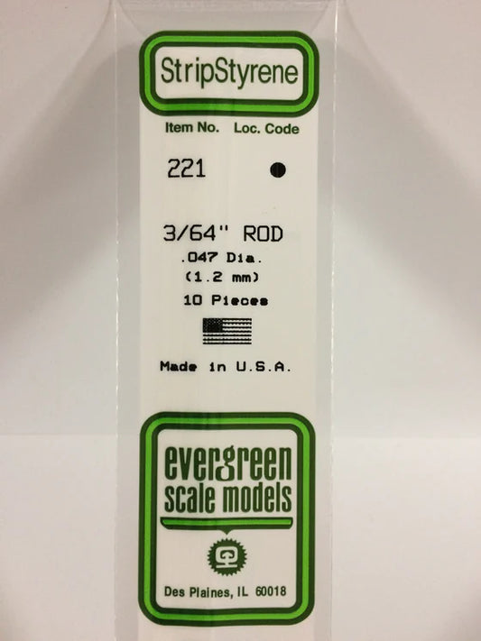 269-221 Evergreen Rod -- .047 Dia