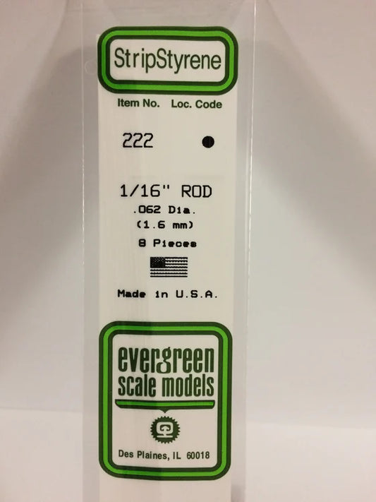 269-222 Evergreen Rod -- .062 Dia