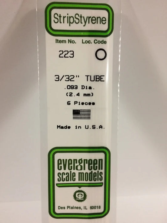 269-223 Evergreen Tube -- .093 Dia