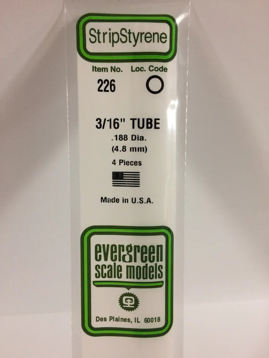 269-226 Evergreen Tube -- .187 Dia