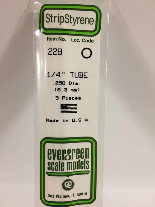269-228 Evergreen Tube -- .250 Dia