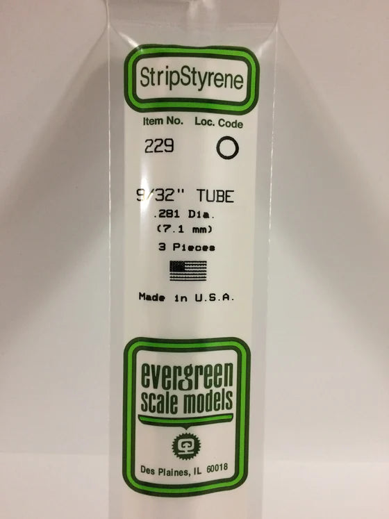 269-229 Evergreen Tube -- .281 Dia