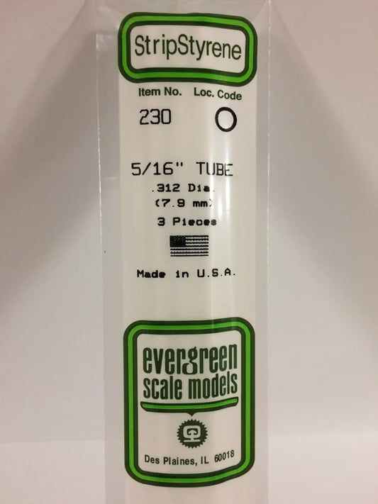 269-230 Evergreen Tube -- .312 Dia