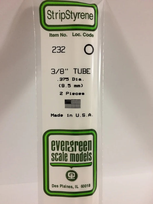 269-232 Evergreen Tube -- .375 Dia