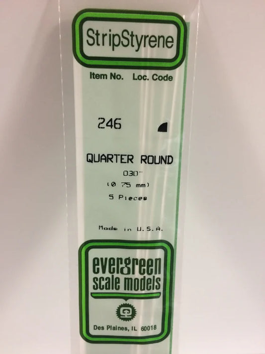 269-246 Evergreen Quarter Round -- .030