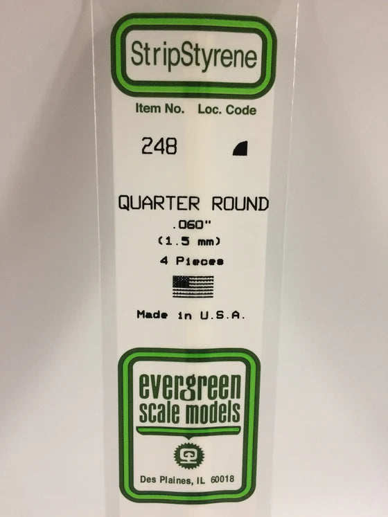 269-248 Evergreen Quarter Round -- .060