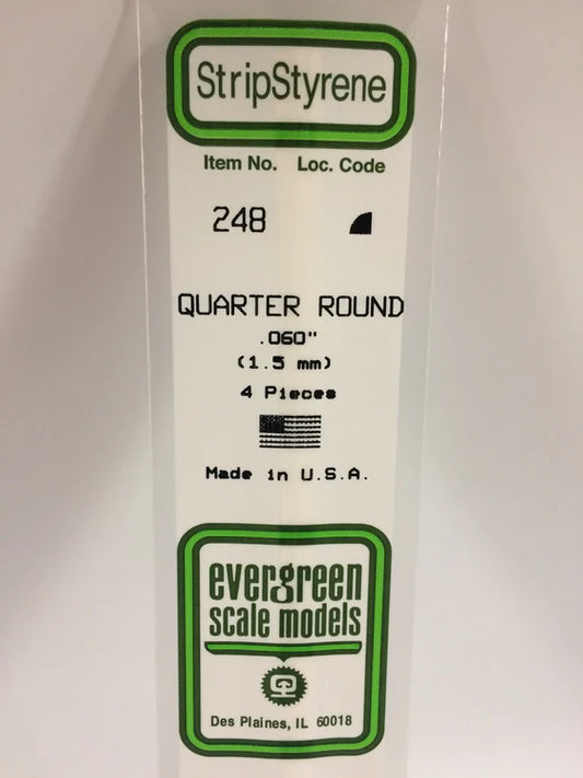 269-248 Evergreen Quarter Round -- .060