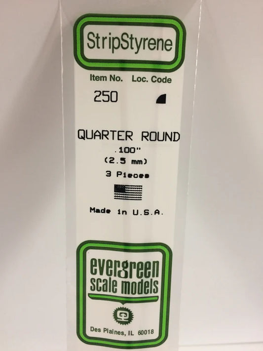 269-250 Evergreen Quarter Round -- .100