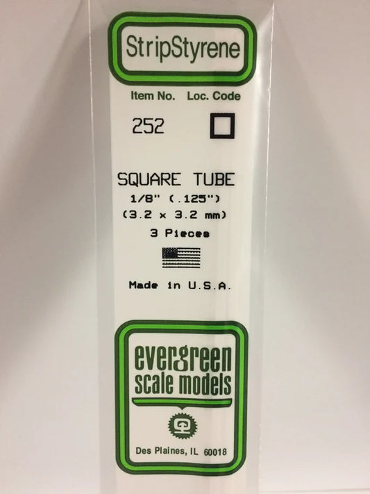 269-252 Evergreen Square Tube -- .125
